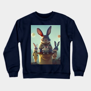 Bunnies in Space! Crewneck Sweatshirt